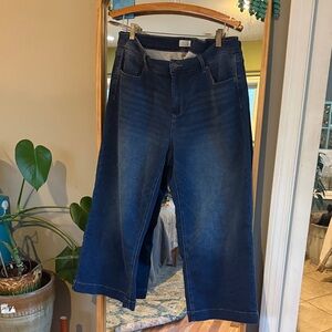 Market & Spruce Dark Blue Flare Jeans